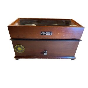 Antique Henry Troemner Analytical Balance Scale Wood Case Sealed Weights